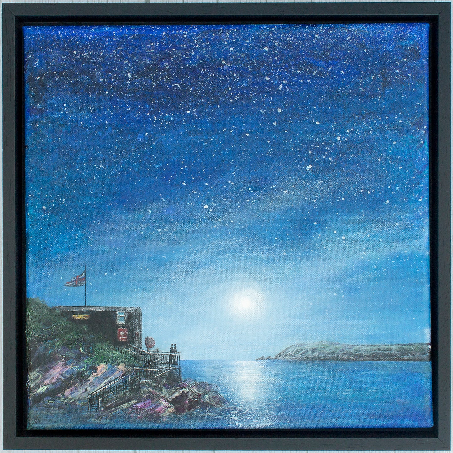 Tide by Moonlight (Porth Newquay) Original Art