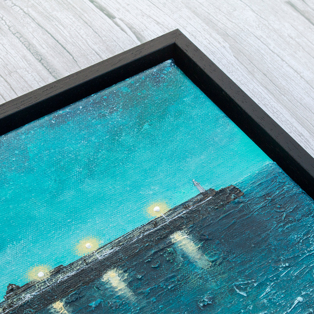 Twilight Promenade Along the Pier (St Ives) Original Art