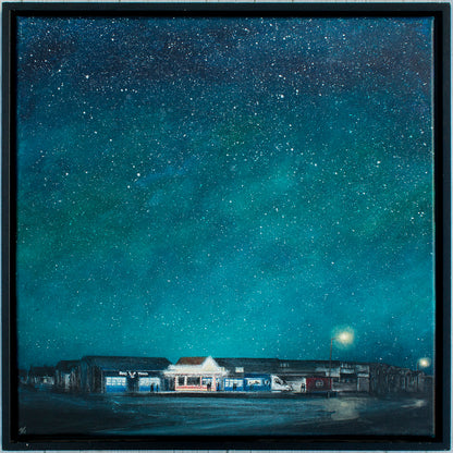 Under the Sweet Lights Original Art