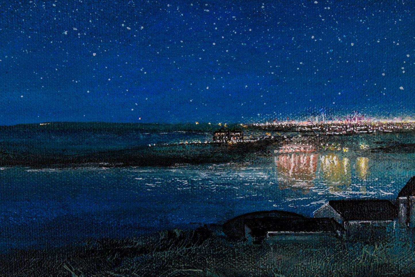 Twilight over Newquay Original Art