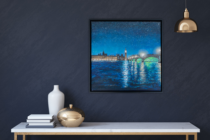 Nightfall over the Thames Original Art