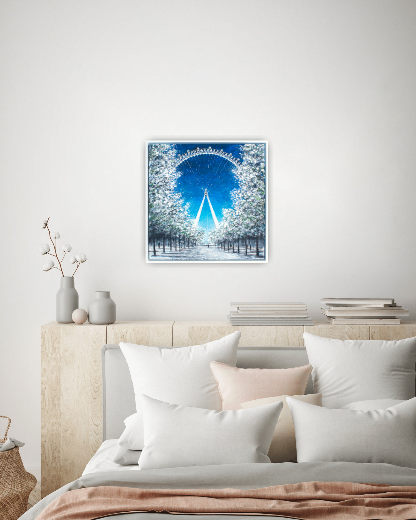 Spring Blossom in the City Original Art