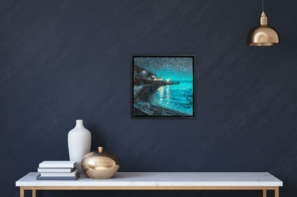 Evening Harbour Stroll, Porthleven Original Art